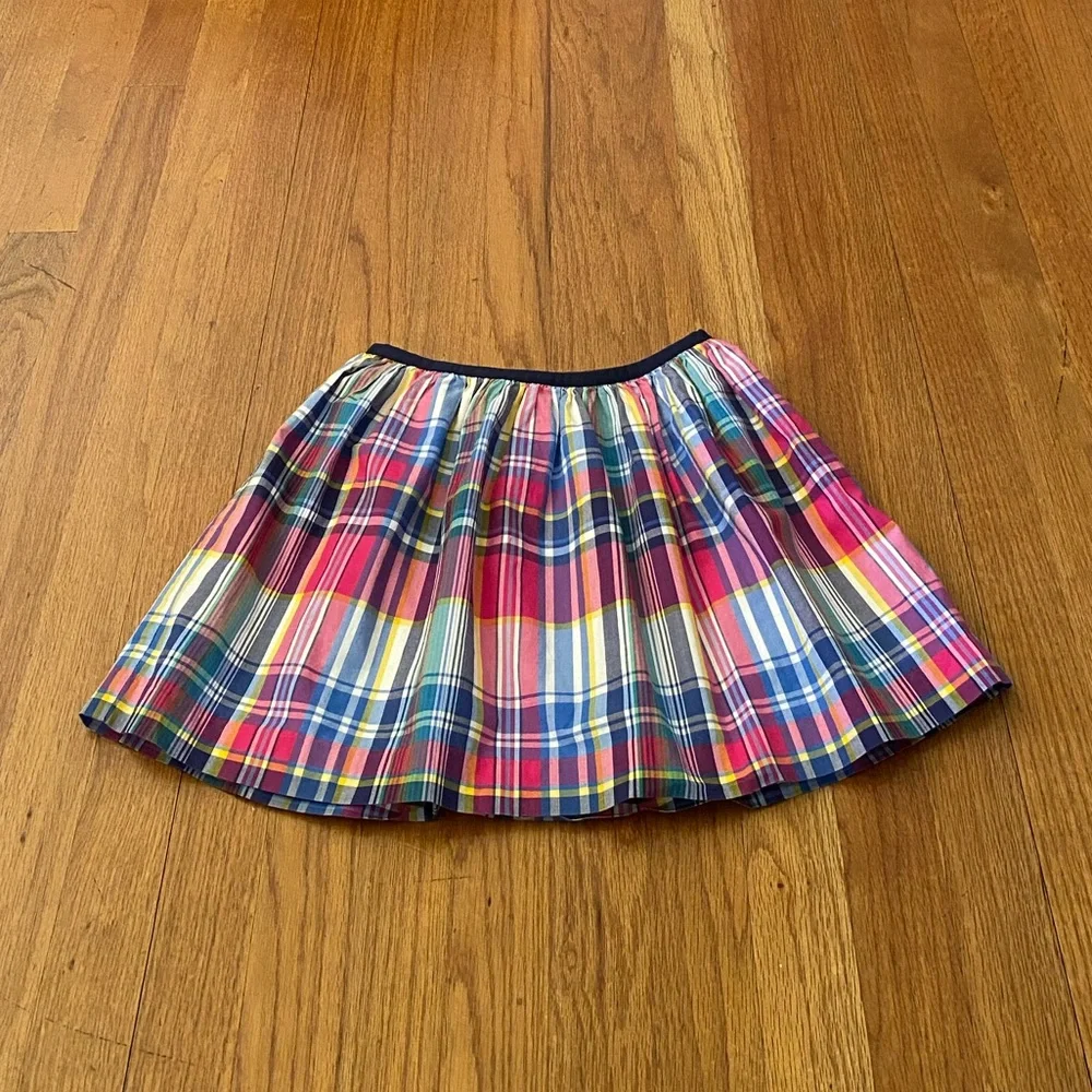 Ralph Lauren Classic Multicolor Plaid Girls Matching Set